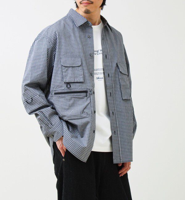 GLOSTER「【ギアディテール】チェック フィッシングシャツ」|シャツ・ブラウス|