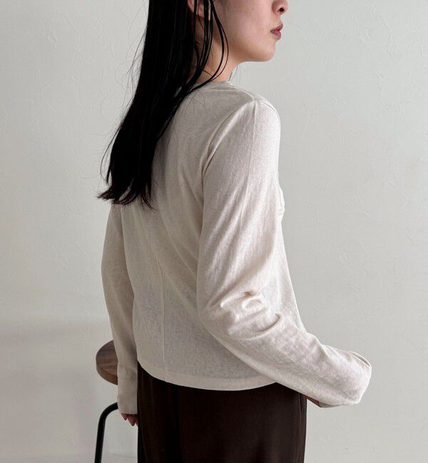 fredy emue「シアーカットソーカーディガン」|カーディガン|