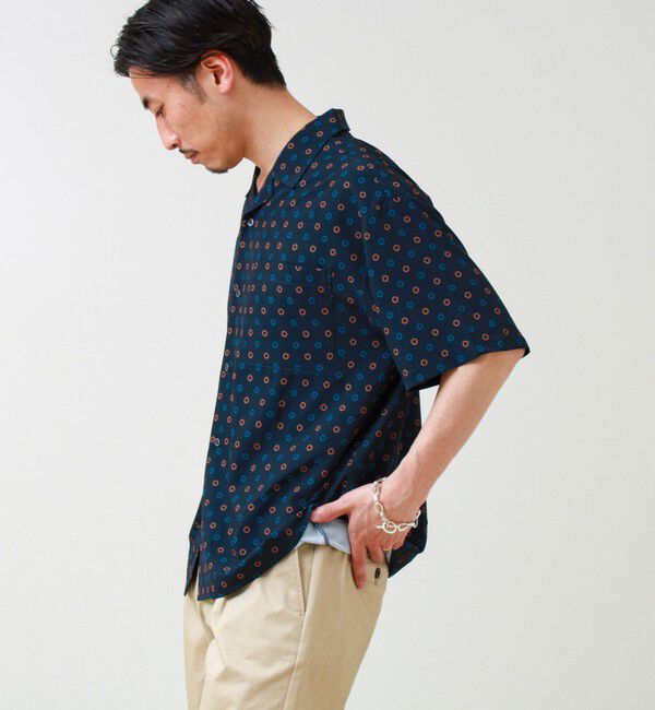 GLOSTER「【選べる6柄】オールオーバーパターン 半袖オープンカラーシャツ」|シャツ・ブラウス|