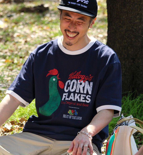 GLOSTER「【FTL &times; KELLOGGS】RINGER T-SHIRT」|Tシャツ・カットソー|