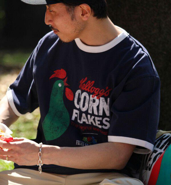 GLOSTER「【FTL &times; KELLOGGS】RINGER T-SHIRT」|Tシャツ・カットソー|