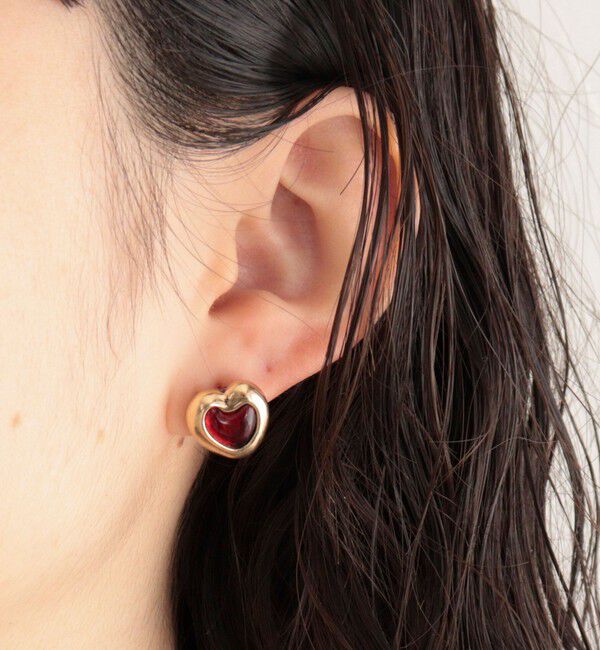 fredy emue「アンティーク調ハートピアス」|ピアス|