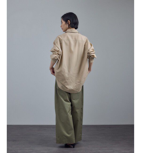 SALON adam et rope'「ノンミュールジングウールシャツ / セットアップ対応」|シャツ・ブラウス|