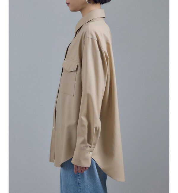 SALON adam et rope'「ノンミュールジングウールシャツ / セットアップ対応」|シャツ・ブラウス|