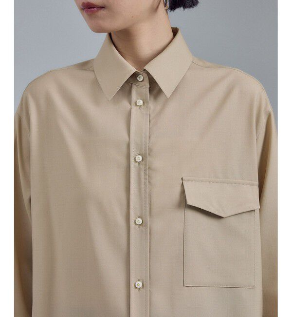 SALON adam et rope'「ノンミュールジングウールシャツ / セットアップ対応」|シャツ・ブラウス|