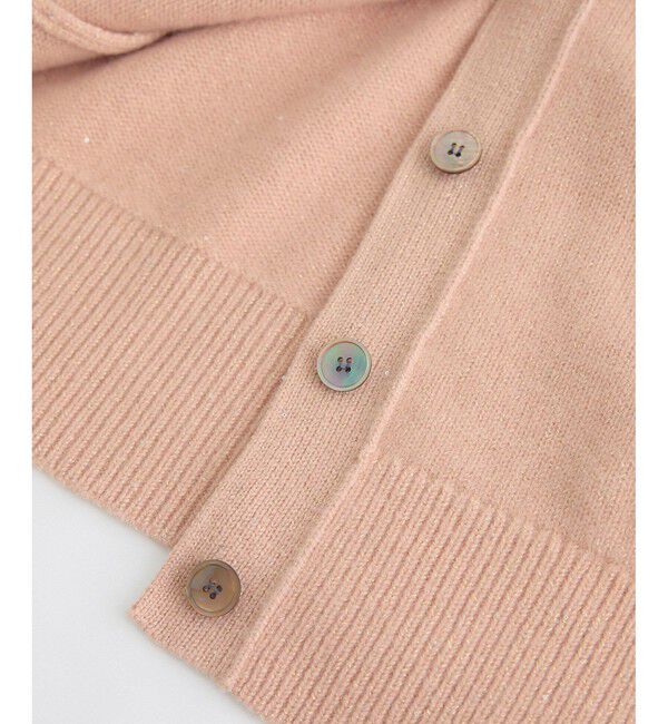 SALON adam et rope'「Starry sky Knit スパンコールVネックカーディガン」|カーディガン|