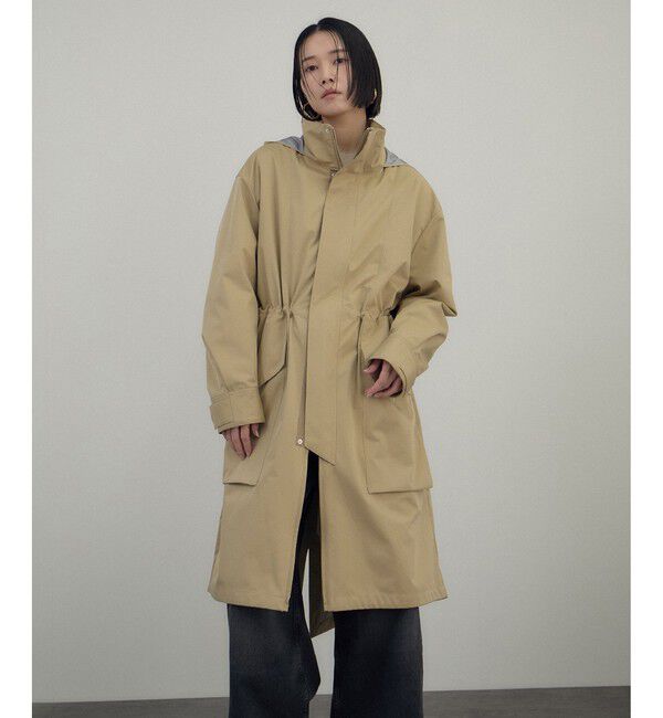 SALON adam et rope'「3レイヤーミリタリーコート / KAJIF」|ミリタリージャケット|ベージュ(27)