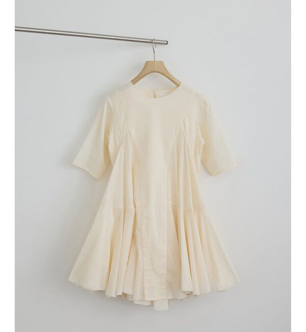 SALON adam et rope'「【AAYUSHI（アユーシ） for SALON】別注ボリュームフレアハーフスリーブワンピース」|ワンピース|キナリ(16)