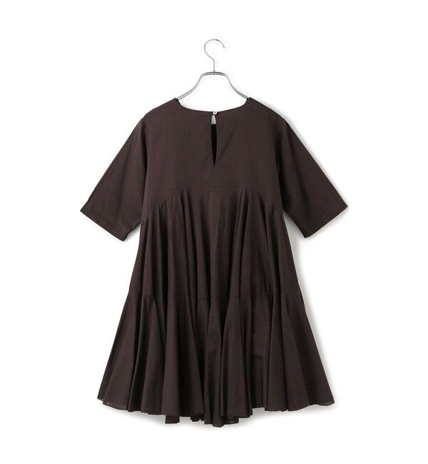 SALON adam et rope'「【AAYUSHI（アユーシ） for SALON】別注ボリュームフレアハーフスリーブワンピース」|ワンピース|