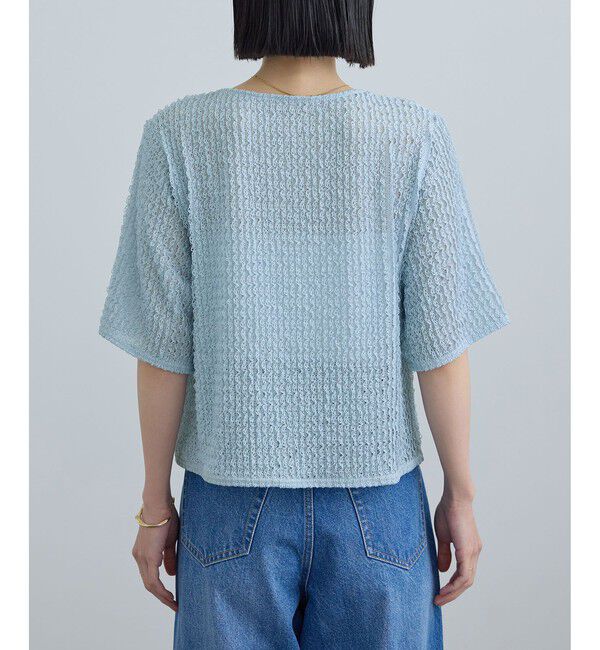 SALON adam et rope'「【WEB限定】ティアードラッセルシアーTシャツ」|Tシャツ・カットソー|