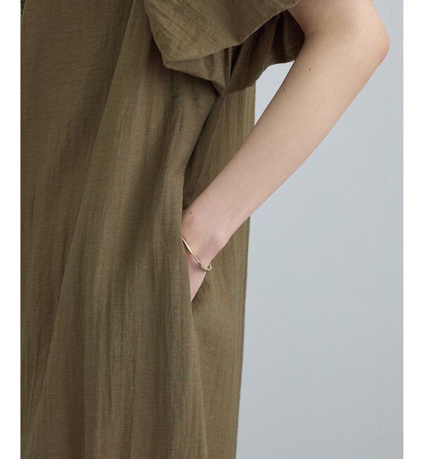 SALON adam et rope'「【WEB限定】2WAYリネンブレンドエンブロイダリーワンピース」|ワンピース|