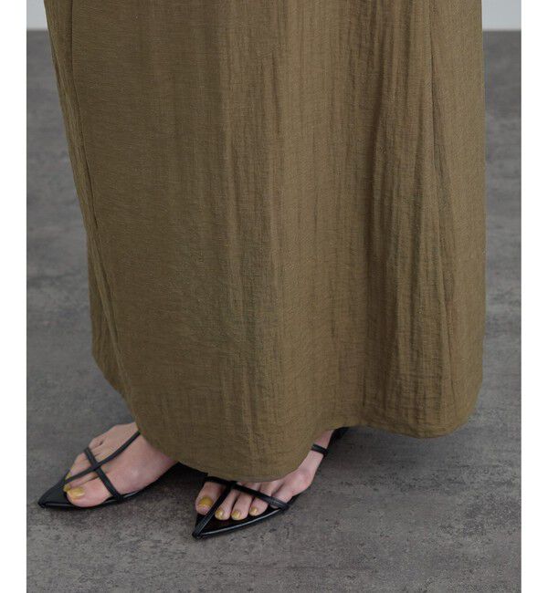 SALON adam et rope'「【WEB限定】2WAYリネンブレンドエンブロイダリーワンピース」|ワンピース|