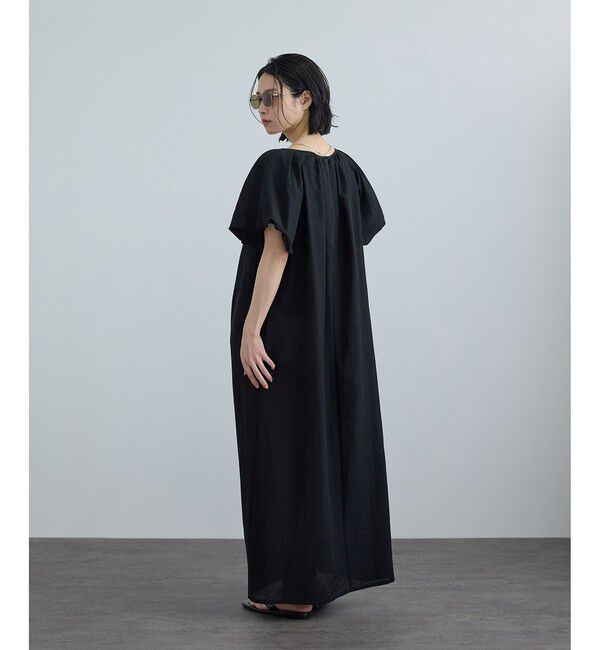 SALON adam et rope'「【WEB限定】2WAYリネンブレンドエンブロイダリーワンピース」|ワンピース|