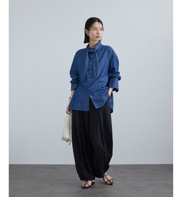 SALON adam et rope'「【WEB限定】ライトドライタックカービィパンツ」|チノ|