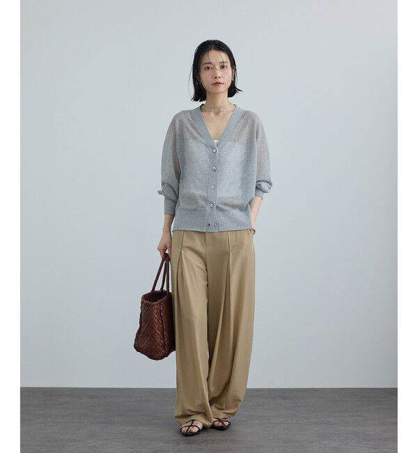 SALON adam et rope'「【WEB限定】ライトドライタックカービィパンツ」|チノ|