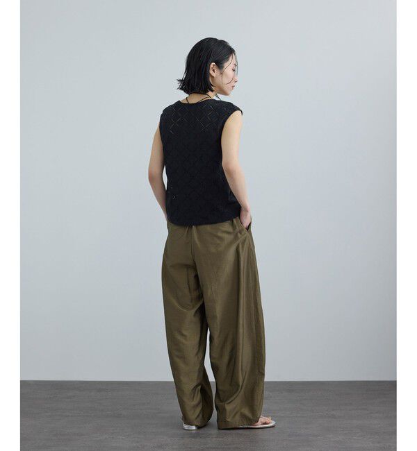 SALON adam et rope'「【WEB限定】ライトドライタックカービィパンツ」|チノ|