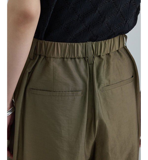 SALON adam et rope'「【WEB限定】ライトドライタックカービィパンツ」|チノ|