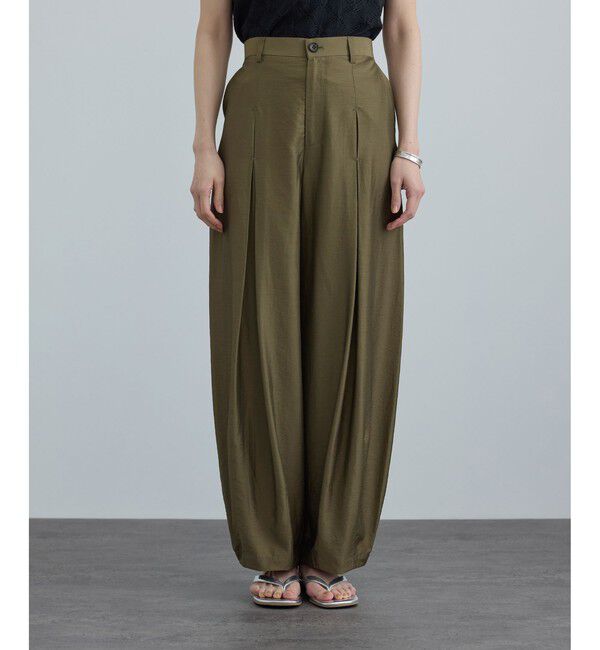 SALON adam et rope'「【WEB限定】ライトドライタックカービィパンツ」|チノ|