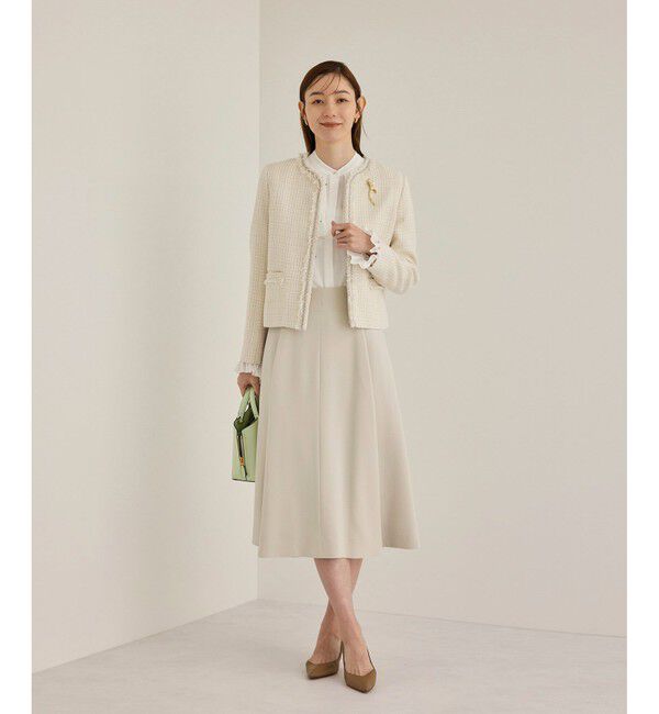 ROPE「【洗える】ダブルヨークギャザーブラウス」|シャツ・ブラウス|