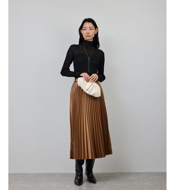 ROPE「ラムレザーロープ柄クラッチバッグ/ミニ」|クラッチバッグ|