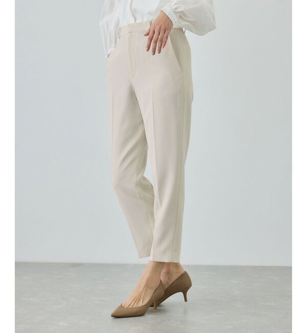 ROPE「トリアセダブルクロス テーパードパンツ/セットアップ対応・イージーケア・26SS」|スラックス|