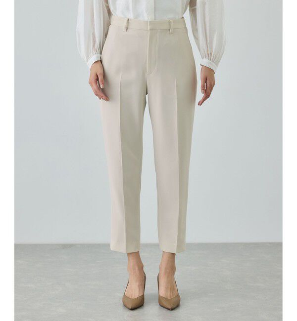 ROPE「トリアセダブルクロス テーパードパンツ/セットアップ対応・イージーケア・26SS」|スラックス|