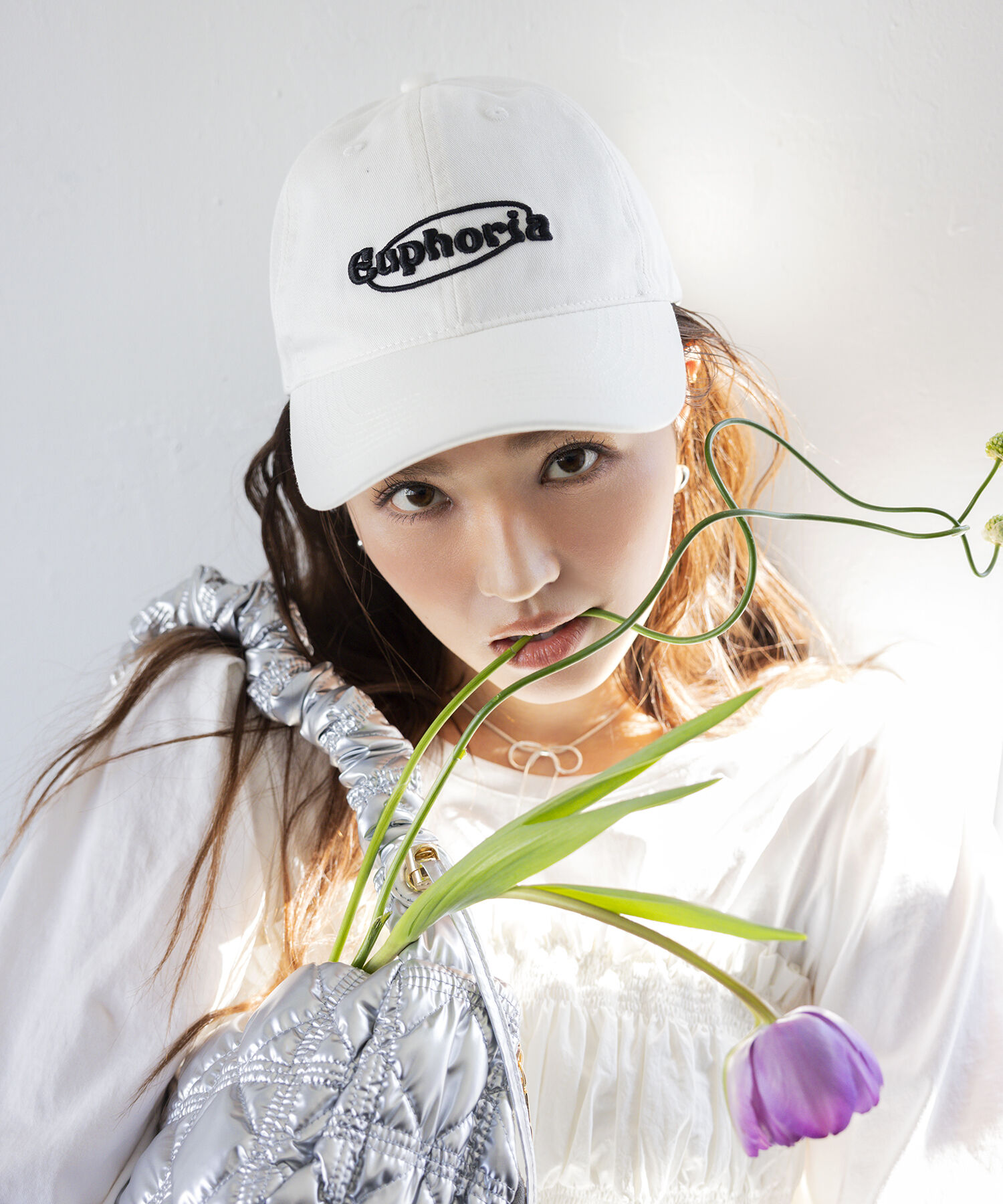 VIS「刺繍ロゴキャップ」|キャップ・キャスケット|オフホワイト(15)