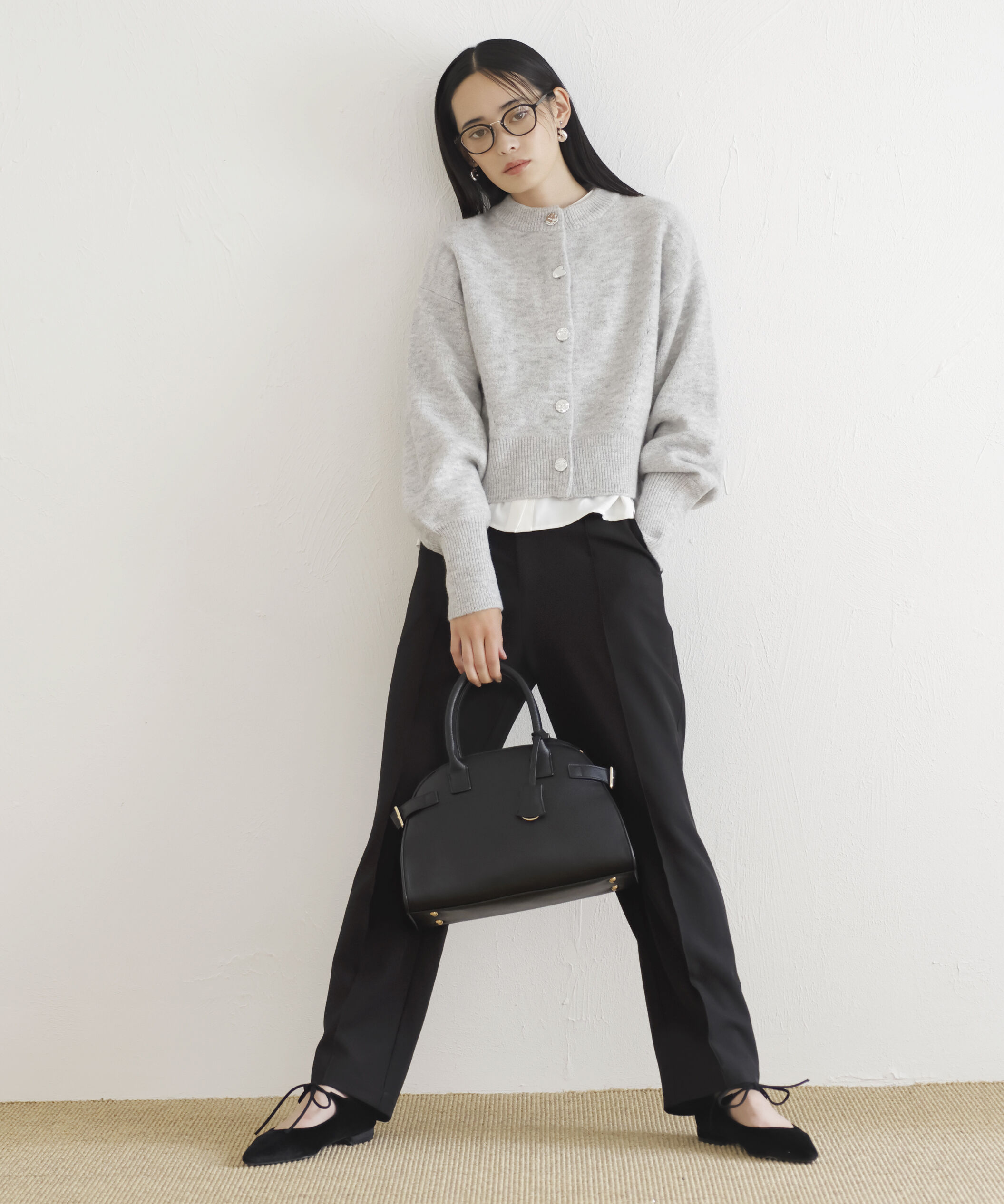 Juze「【新色・追加生産】リボンフラットパンプス」|パンプス|