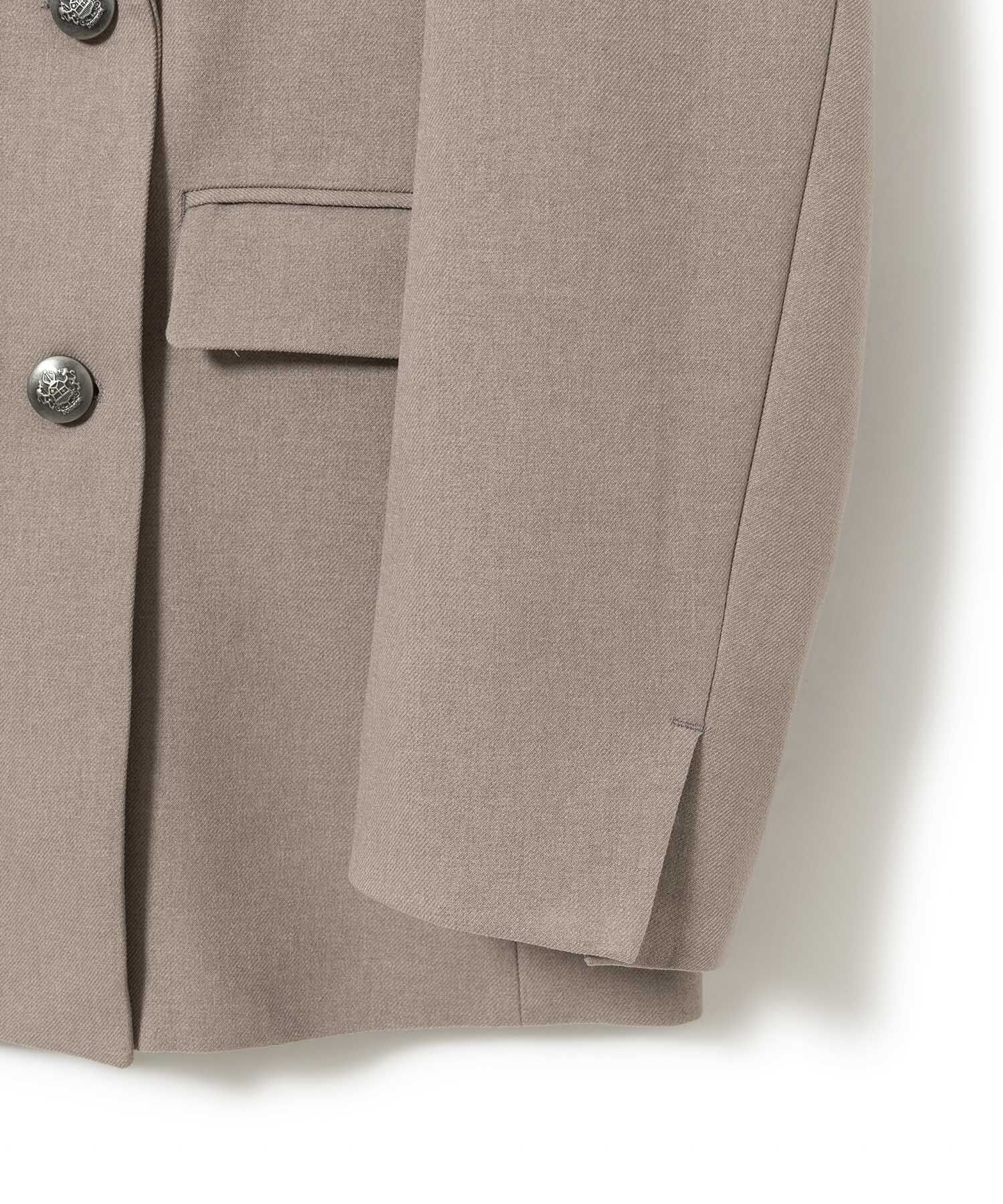 VIS「【美easy】ウーリッシュWブレストテーラードジャケット【洗える】」|テーラードジャケット|