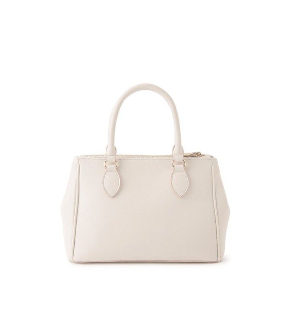 VIS「【新色追加】【2WAY】フロント金具3層トートバッグ」|ショルダー・メッセンジャー|