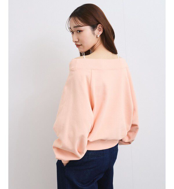VIS「【2WAY】ワンオフショルダー胸刺繍スウェットプルオーバー」|スウェット・ジャージ|