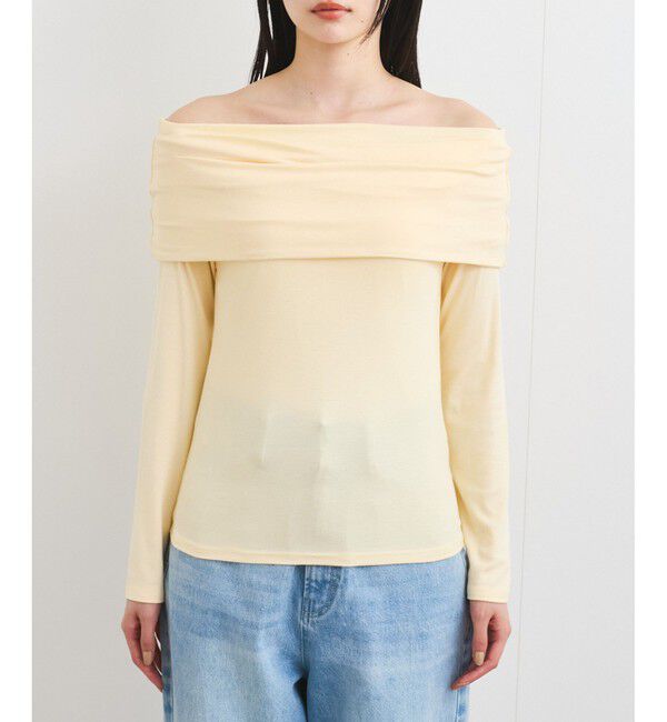 VIS「タックディテールオフショルカットソー」|Tシャツ・カットソー|