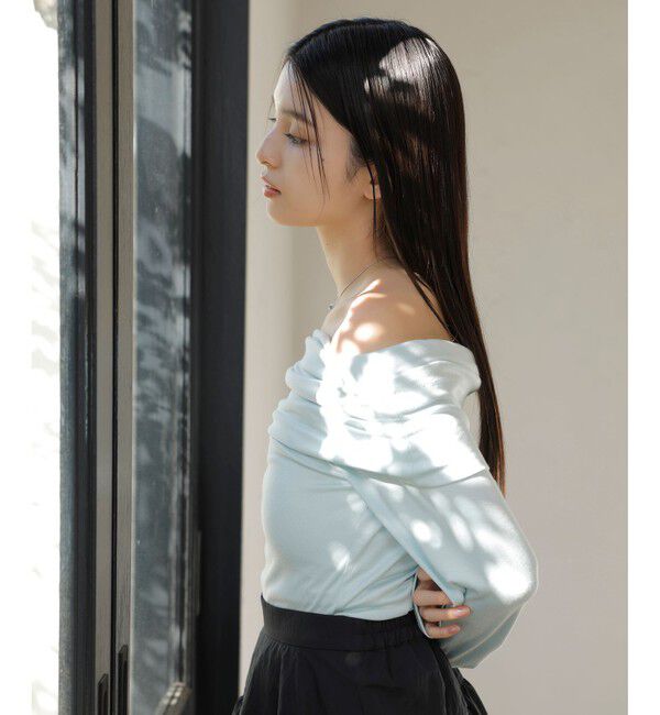 VIS「タックディテールオフショルカットソー」|Tシャツ・カットソー|