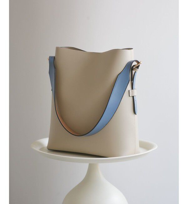 VIS「【新色追加】【A4収納】リバーシブルハンドルワンショルダーバッグ」|トートバッグ|ベージュ系(28)