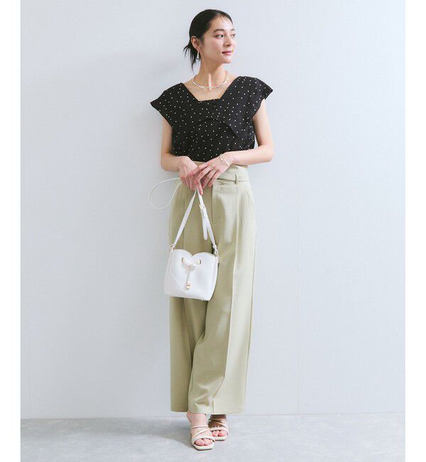 VIS「コンパクトビッグカラーブラウス」|シャツ・ブラウス|