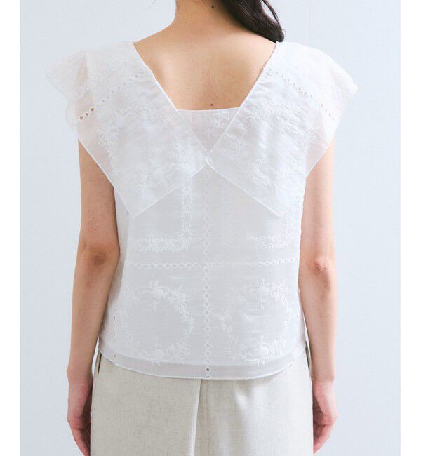 VIS「コンパクトビッグカラーブラウス」|シャツ・ブラウス|