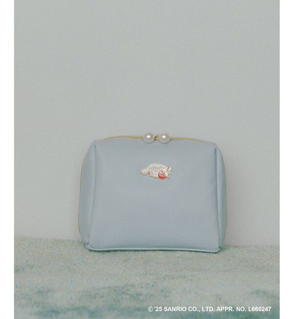 VIS「【WEB限定】【シナモロール】VIS別注ポーチ」|ポーチ|サックス(48)