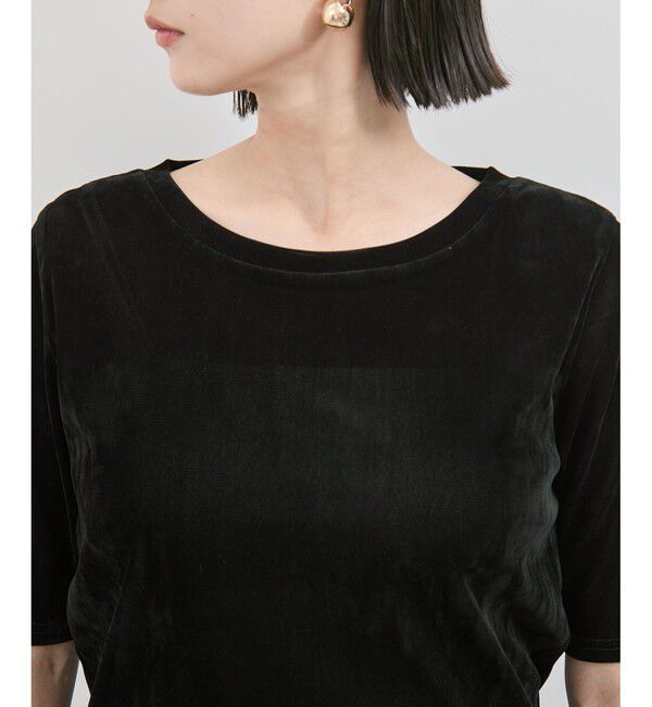 VIS「シーアベロア5部袖プルオーバー」|Tシャツ・カットソー|