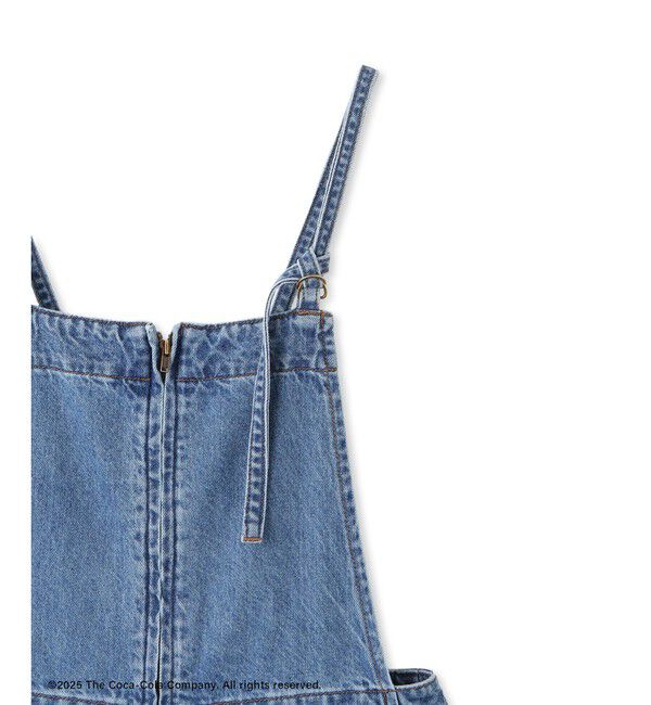 VIS「【Coca-Cola】VIS別注エンブロイダリーサロペット」|オールインワン|