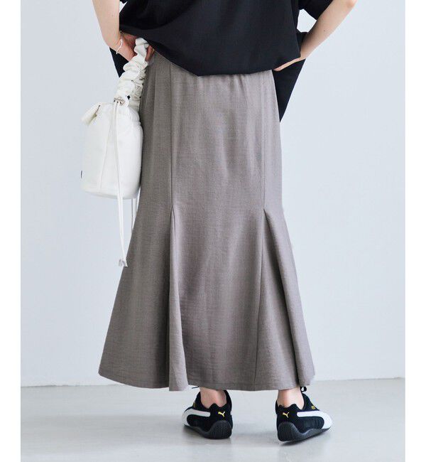 VIS「美easyリネンライクマーメイドスカート/イージーケア・接触冷感・セットアップ対応」|スカート|