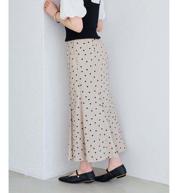 VIS「美easyリネンライクマーメイドスカート/イージーケア・接触冷感・セットアップ対応」|スカート|