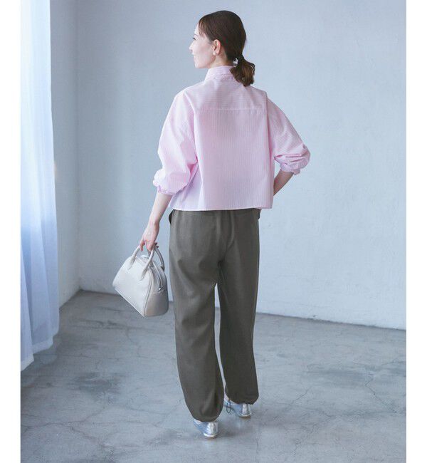 Rope&rsquo;Picnic「ドロストリラックスイージーワイドパンツ」|チノ|