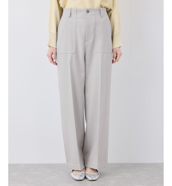 Rope&rsquo;Picnic「【3サイズ展開】ベイカーパンツ/防シワ・マシンウォッシャブル」|チノ|