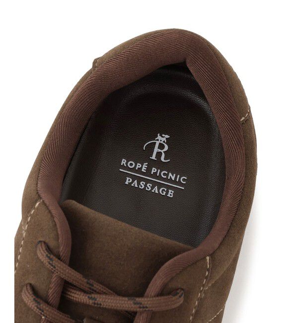 ROPE PICNIC PASSAGE「シルバー＆スエードライクフラットスニーカー」|スニーカー|