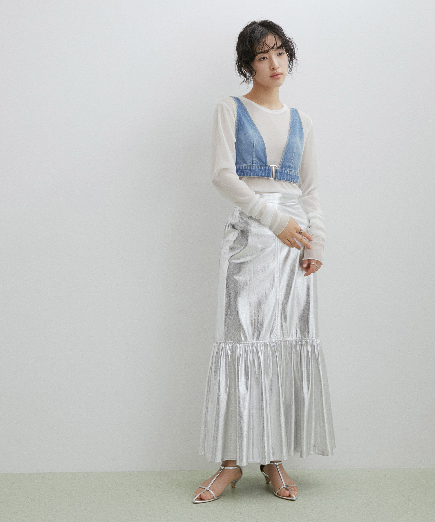 ADAM ET ROPE'「【サステナブル】デニムブラ」|その他|