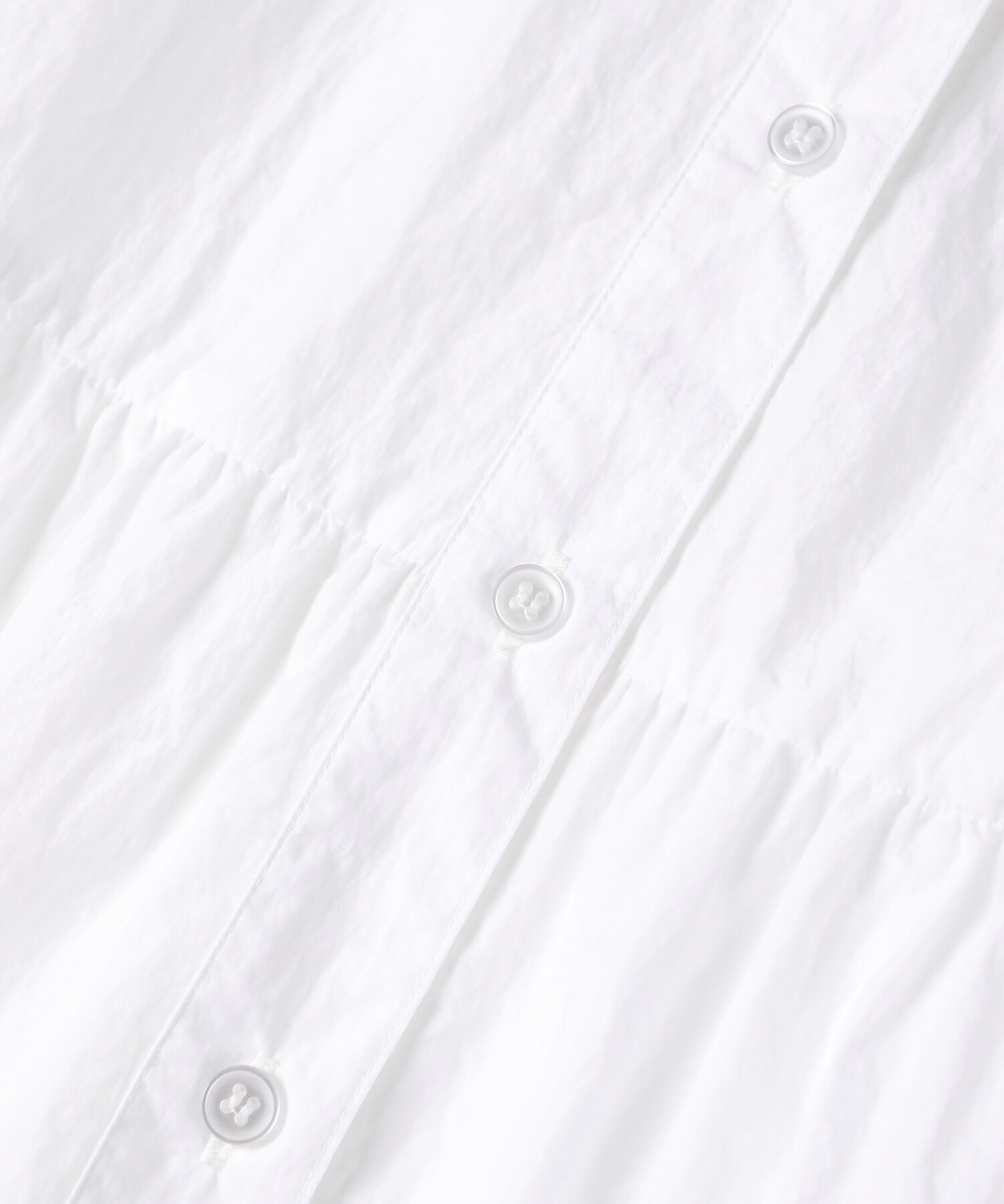 ADAM ET ROPE'「ギャザーヘムチュニックシャツ」|シャツ・ブラウス|