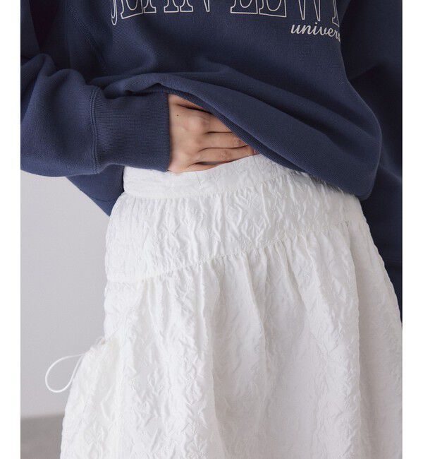 ADAM ET ROPE'「ジャガードギャザースカート」|スカート|