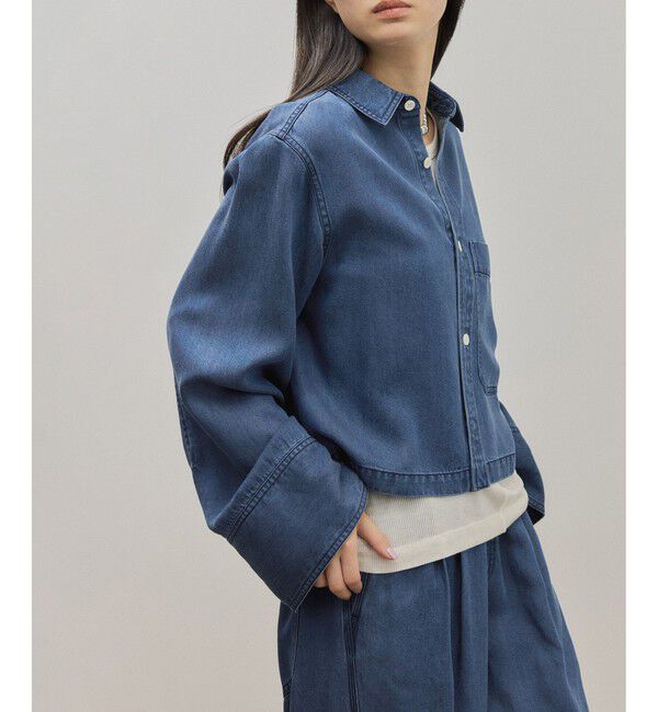 ADAM ET ROPE'「ライトデニムシャツ」|シャツ・ブラウス|