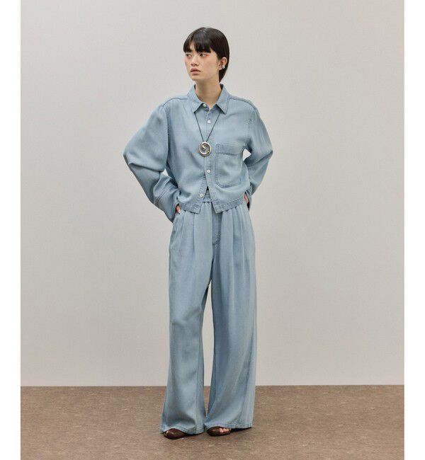 ADAM ET ROPE'「ライトデニムシャツ」|シャツ・ブラウス|