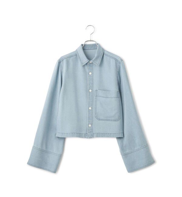 ADAM ET ROPE'「ライトデニムシャツ」|シャツ・ブラウス|